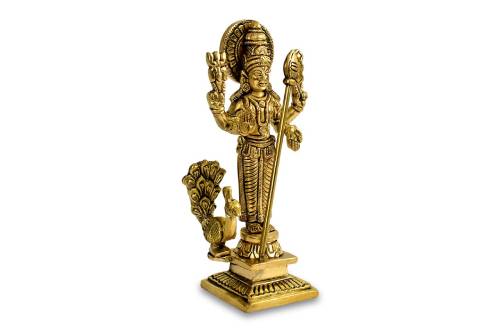 Lord Murugan Brass Idol