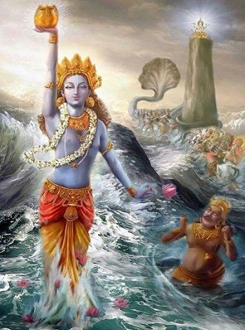 Samudra Manthan Full Story From Vishnu Purana, Churning of Milk Ocean  (Ksheer Sagar) – Rudra Centre