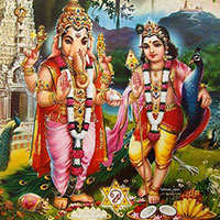 The story of Lord Ganesha and Lord Kartikeya