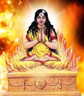 Hindu Goddess Sati