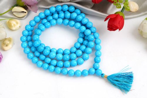 Turquoise Necklace Mala